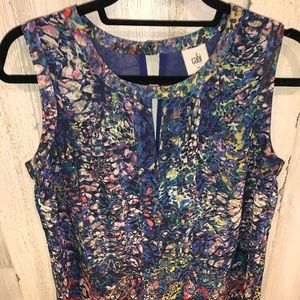 Cabi multicolor sleeveless blouse